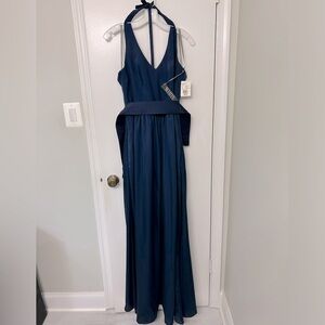 White by Vera Wang bridesmaid dress color marine size 12